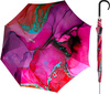Parasol długi automatyczny Carbonsteel Doppler Marble Różowy
