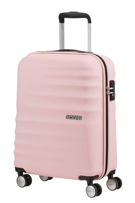 Walizka American Tourister Wavebreaker 55 cm jasno różowa