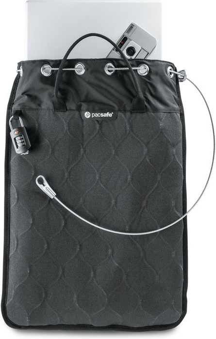 Sejf podróżny antykradzieżowy duży Pacsafe Travelsafe 12l GII Black, zdjęcie 3