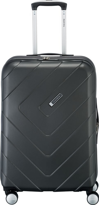 Walizka średnia - poszerzana Travelite Kalisto 67 cm Antracytowa, zdjęcie 2