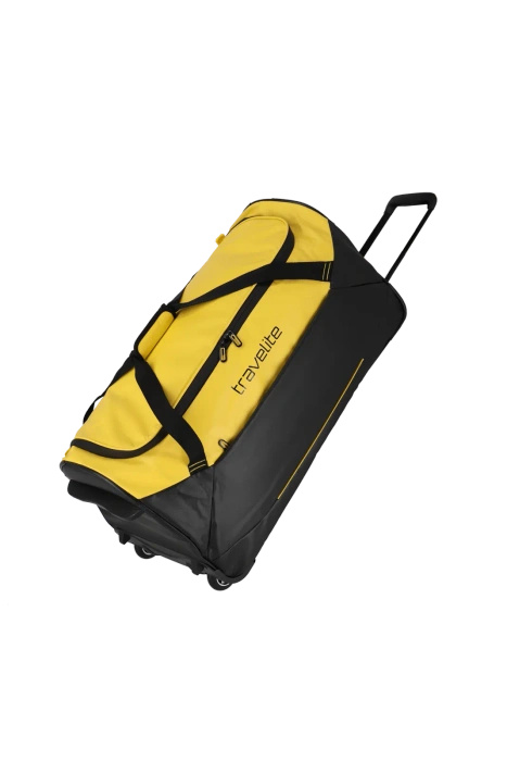 Torba podróżna wodoodporna na kółkach Travelite Basics - żółta, zdjęcie 2