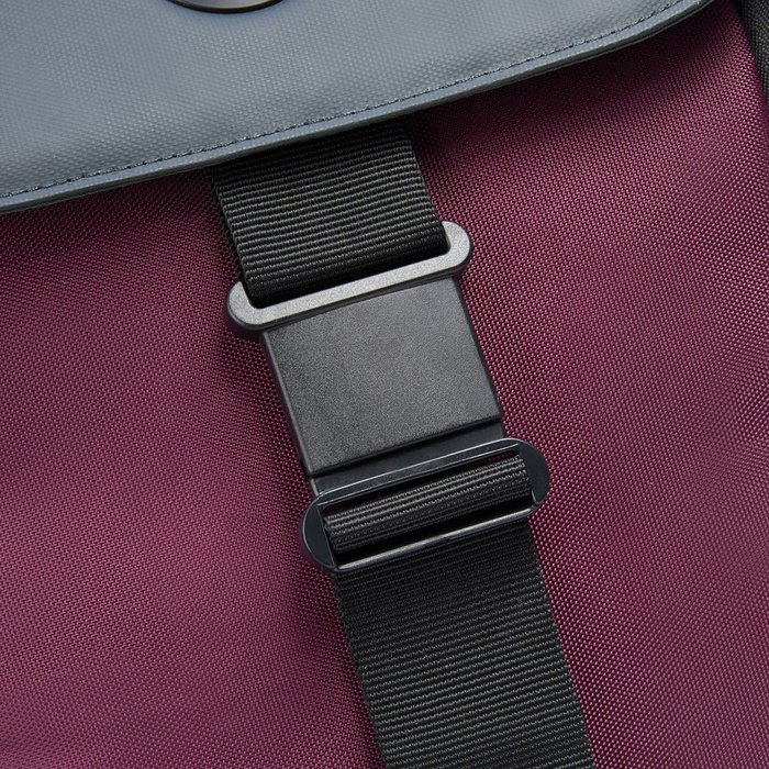 Plecak antykradzieżowy Delsey Securflap 21L Burgundy, zdjęcie 4