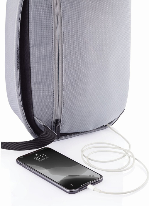 Plecak antykradzieżowa XD Design Bobby Sling Grey, zdjęcie 9