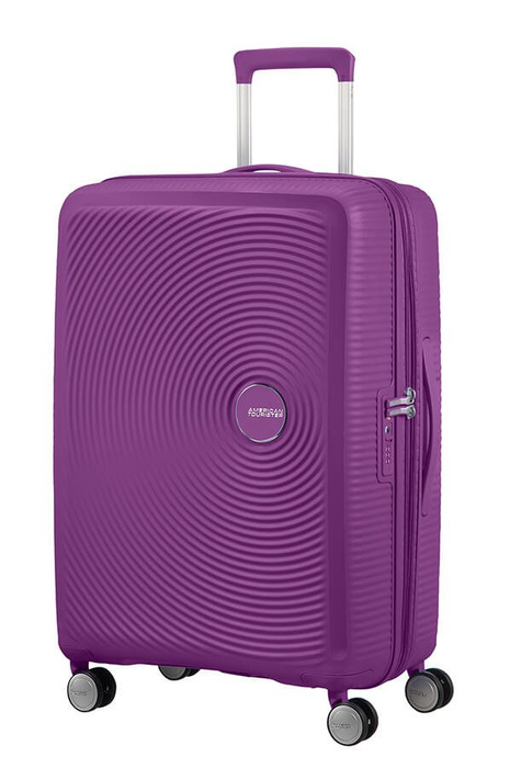 Walizka American Tourister Soundbox 67 cm powiększana fioletowa
