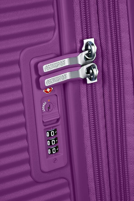 Walizka American Tourister Soundbox 77 cm powiększana fioletowa, zdjęcie 5