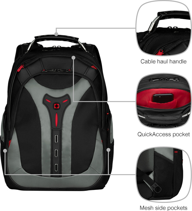 Plecak na laptopa do 17" Wenger Icons Pegasus Grey, zdjęcie 6