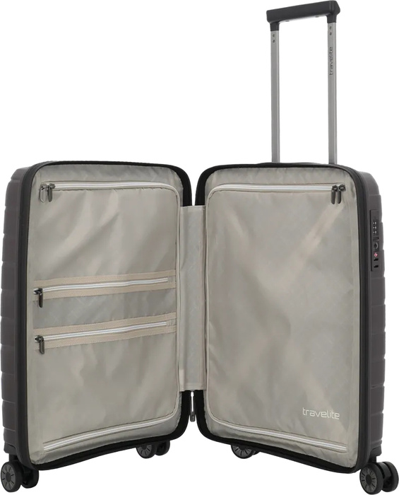 Walizka kabinowa biznesowa Travelite Air Base 55 cm brązowy, zdjęcie 6