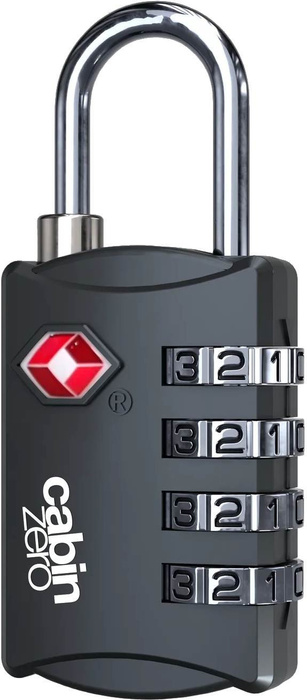 Kłódka szyfrowa do bagażu CabinZero TSA Travel Lock Original Grey, zdjęcie 2