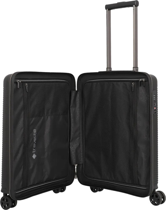Walizka kabinowa Travelite Roomer 55 cm czarna, zdjęcie 7