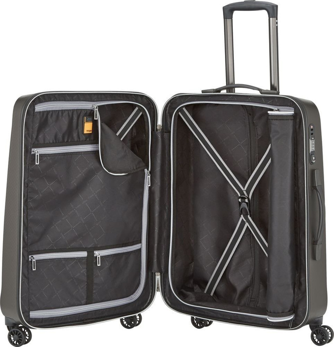 Walizka kabinowa - biznesowa Titan Xenon Deluxe 55 cm mała brązowa, zdjęcie 3
