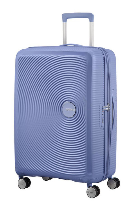 Walizka American Tourister Soundbox 67 cm powiększana niebieska