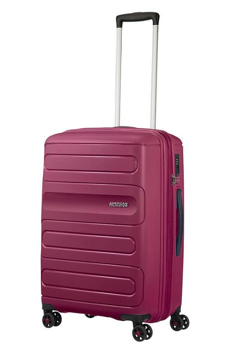 Walizka American Tourister Sunside 68 cm powiększana malinowa, zdjęcie 4