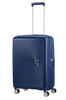 Walizka American Tourister Soundbox 67 cm powiększana granatowa, zdjęcie 3