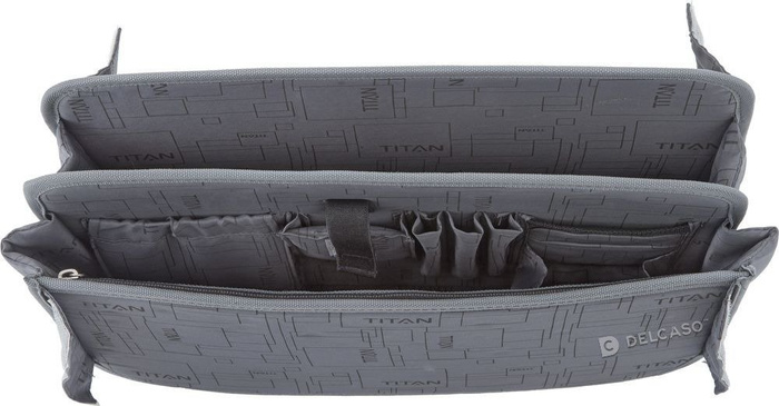 Walizka kabinowa 2K biznesowa Titan Xenon 40 cm mała czarna, zdjęcie 9