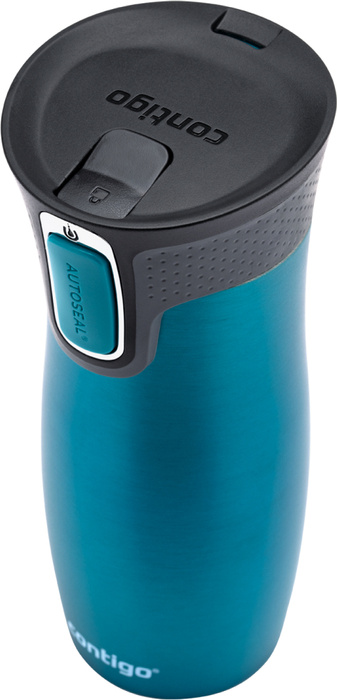 Kubek termiczny Contigo West Loop 2.0 470 ml turkusowy + Pudełko, zdjęcie 6