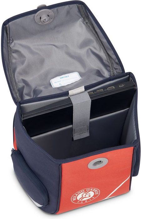Plecak szkolny Delsey Back to School Roland Garros 14″ Czerwony, zdjęcie 8