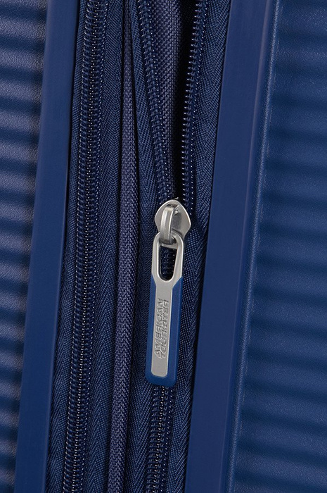 Walizka kabinowa American Tourister Soundbox 55 cm powiększana granatowa, zdjęcie 4