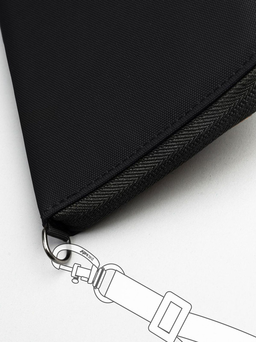 Etui antykradzieżowe Pacsafe RFIDsafe Compact Travel Black, zdjęcie 5
