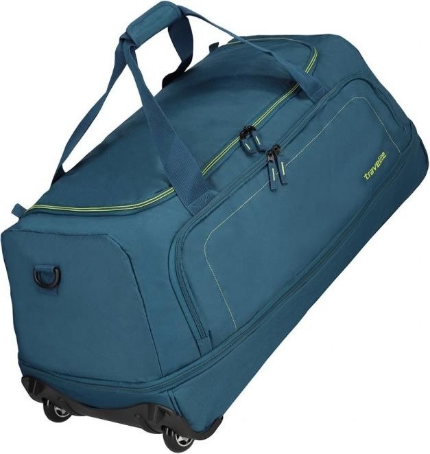 Basic torba podróżna na kółkach Travelite (składana z pokrowcem) - niebieska