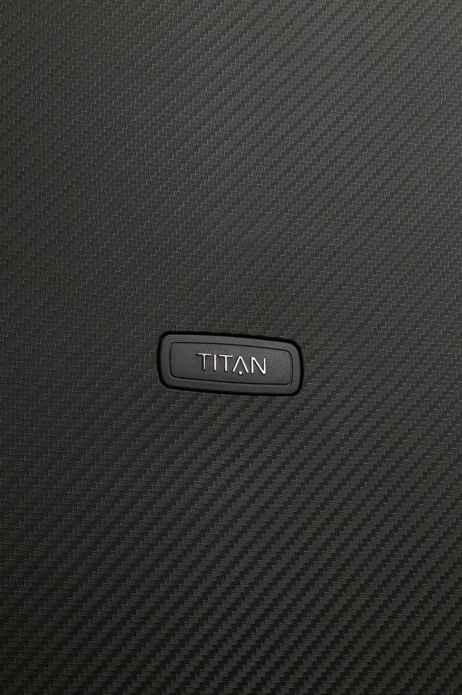 Walizka duża Titan Compax 74 cm czarna