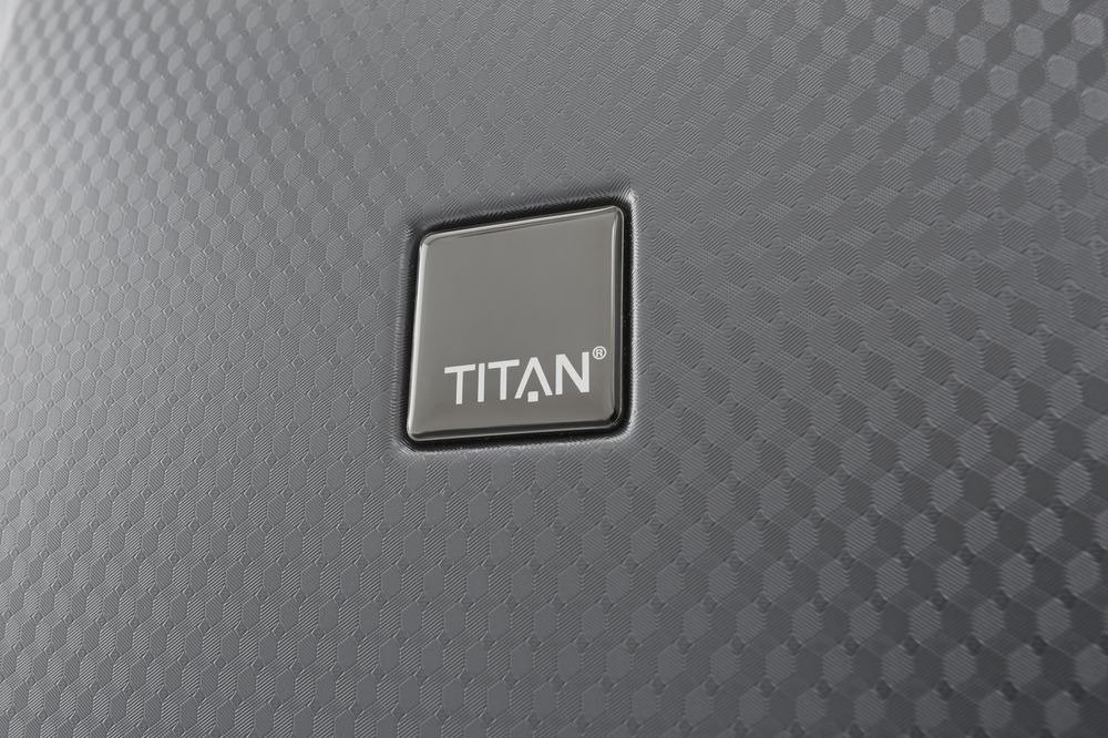 Walizka kabinowa - biznesowa Titan Xenon Deluxe 55 cm mała grafitowa